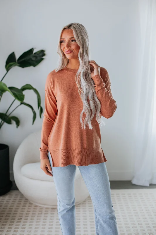 Kiersten Sweater - Terracotta